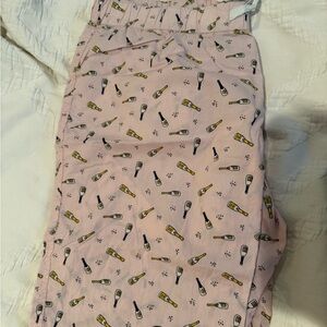 Women’s J. Crew Pink Champagne Pj Pants Size S